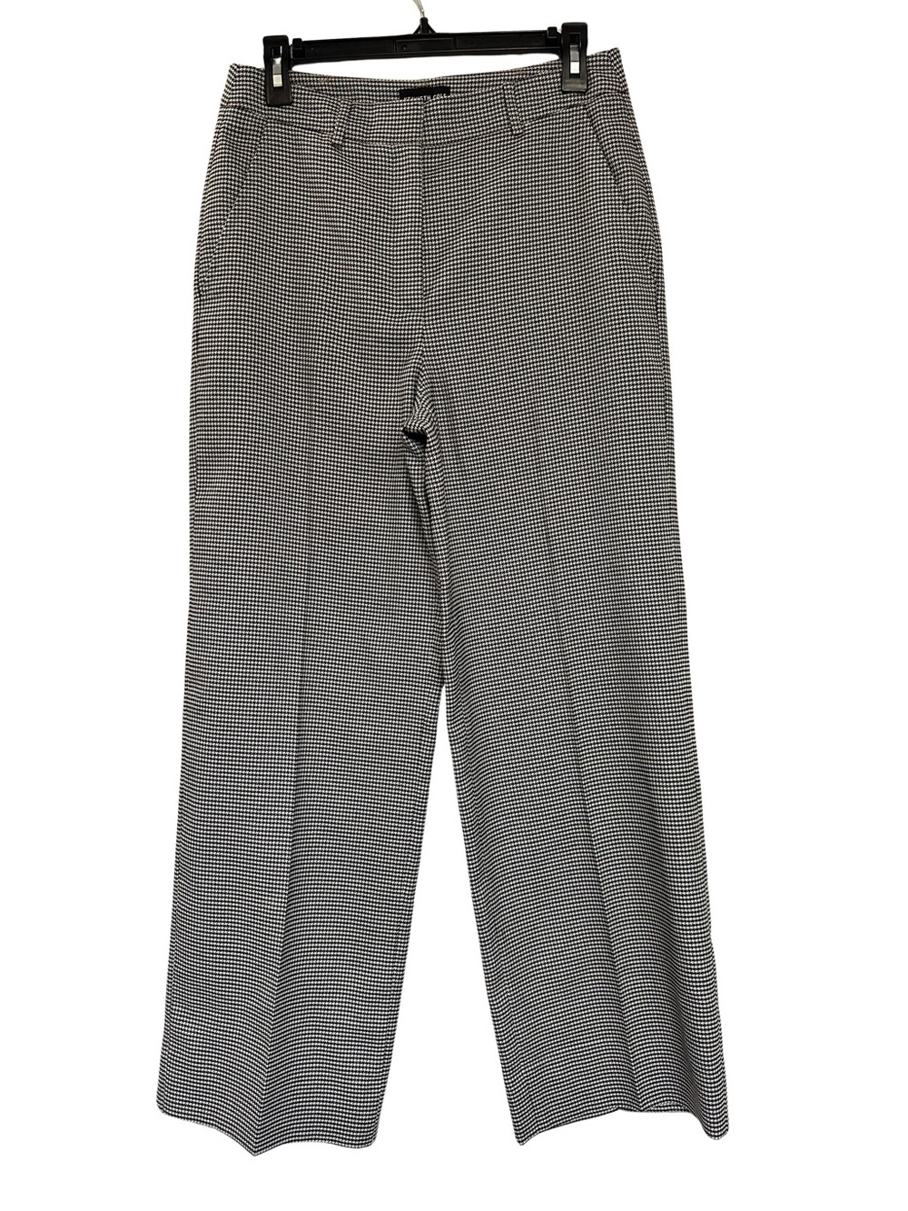 Kenneth Cole Black & White Houndstooth Trousers Sz 2
